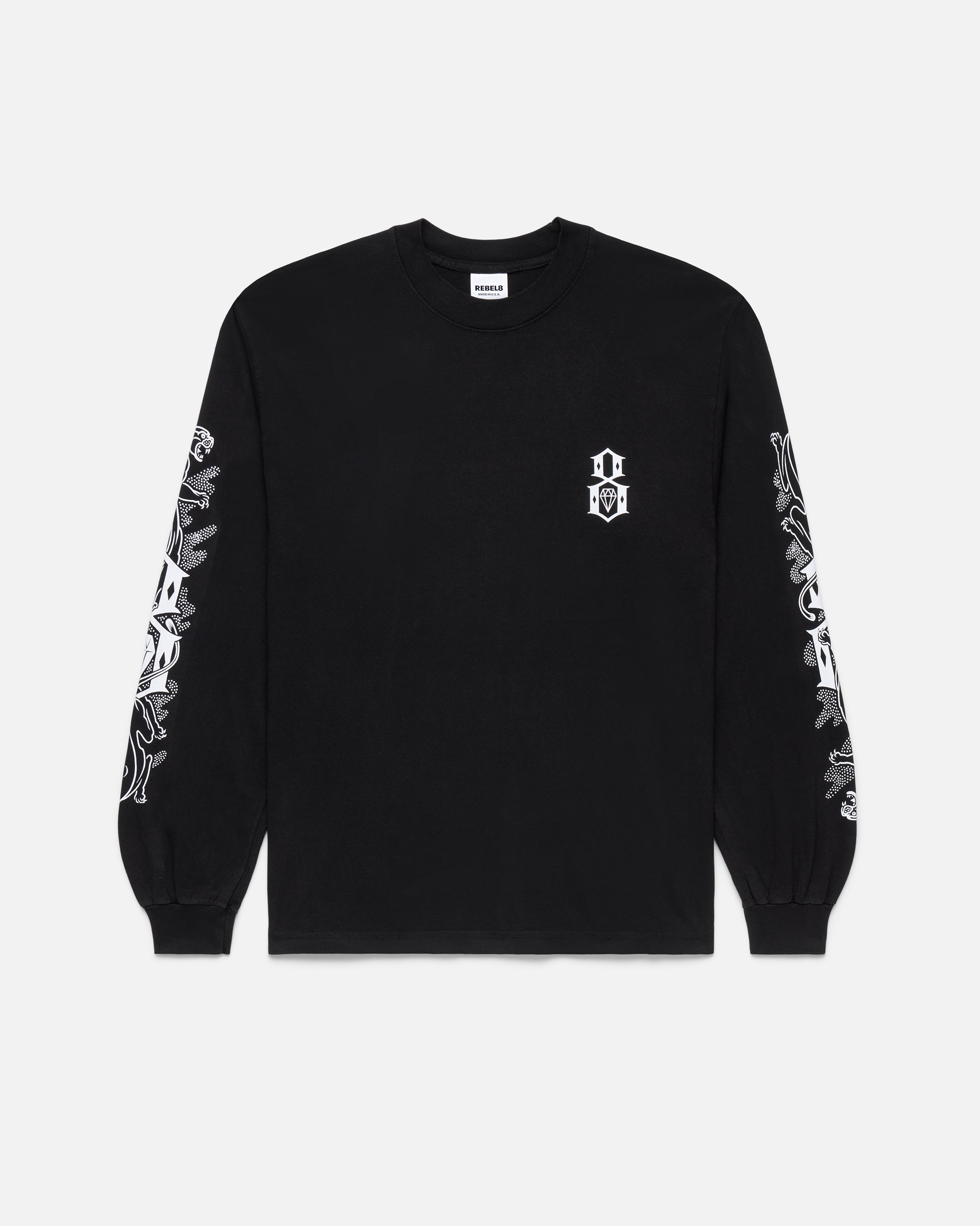トップス typeshade REBELLION LONG T SHIRT BLACK Tangled Panthers LS Tee – REBEL8®