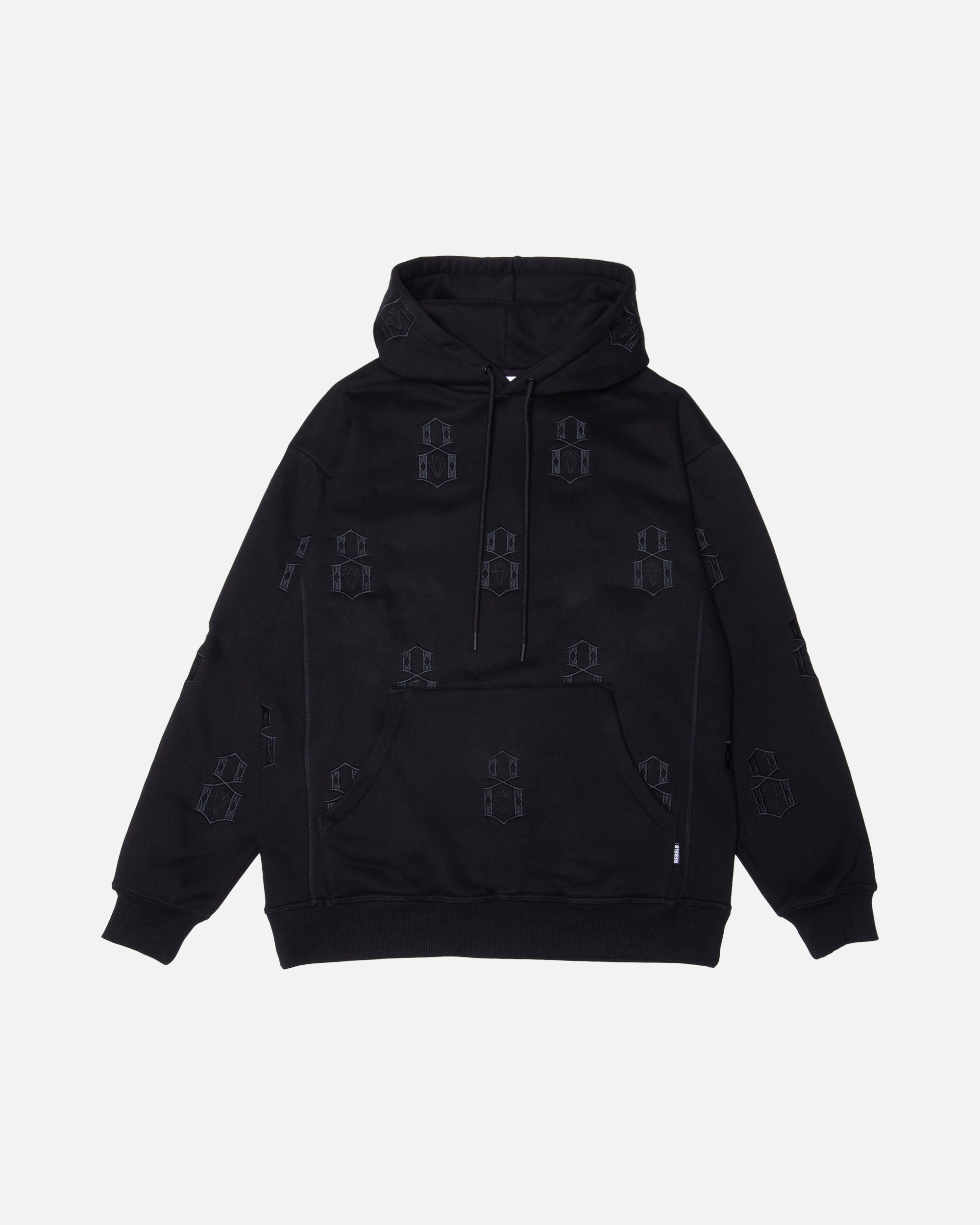 Allover Embroidered Hoodie