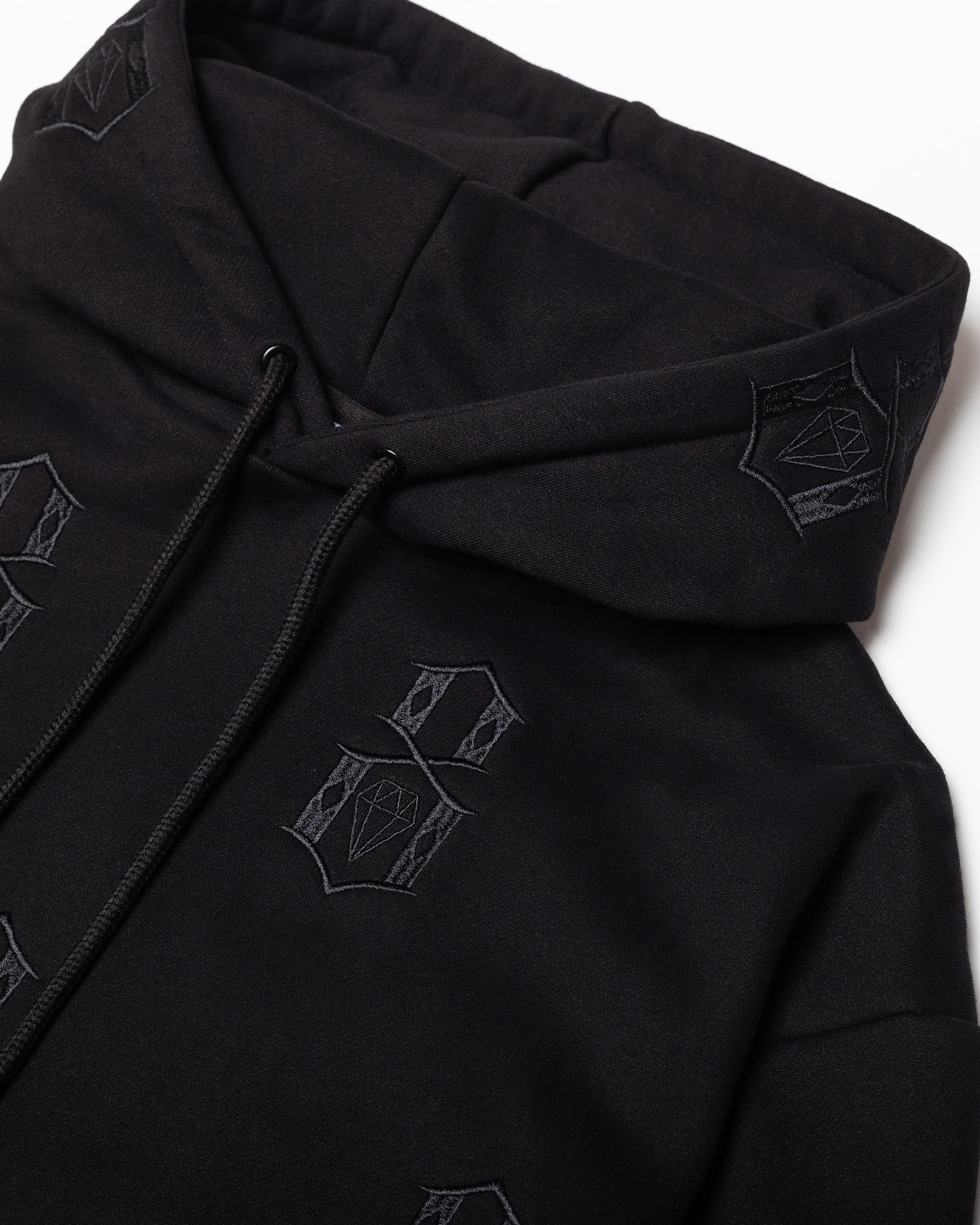 Allover Embroidered Hoodie