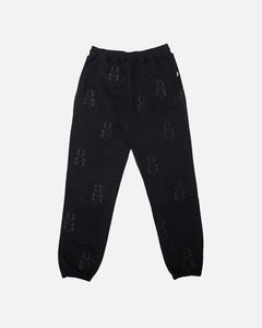 Allover Embroidered Sweatpant