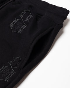 Allover Embroidered Sweatpant