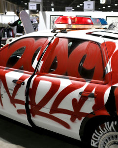 Cop Car Keychain